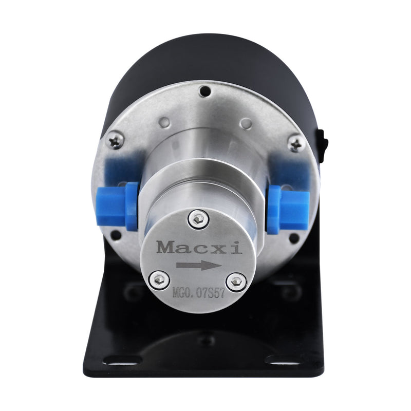 Микро магнитный шестерёнчатый насос Macxi 0.07 см³/об, вид спереди
