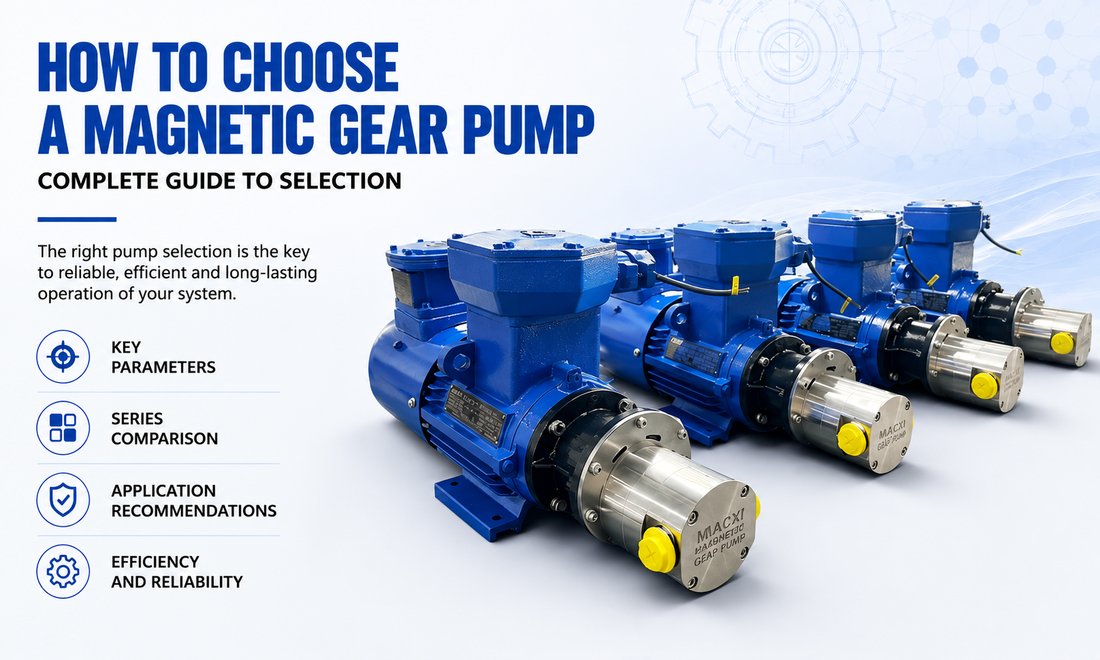 Complete guide on how to choose the right magnetic gear pump for your system
