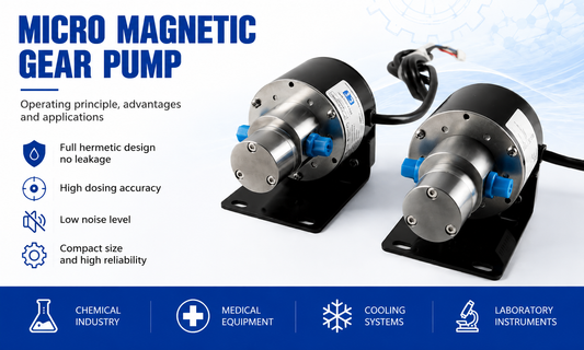 Working principle and applications of micro magnetic gear pump technology